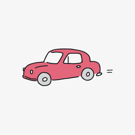 家と事務所のイラスト